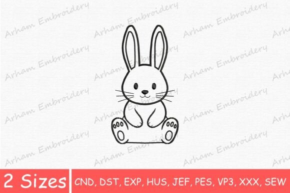 Adorable Baby Bunny Embroidery Design Review