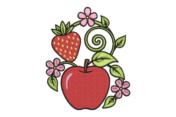 Apple Embroidery Design: A Seasonal Stitching Gem