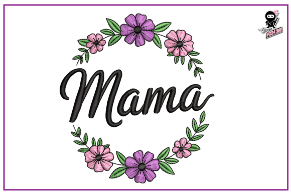 Mama Floral Wreath Embroidery Review for Seasonal Product Lines
