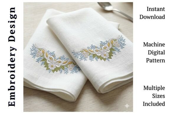 White Floral Bow Swag: A Designer's Craft Fair Review